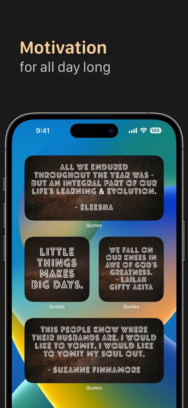 Daily Quote app screenshot 2