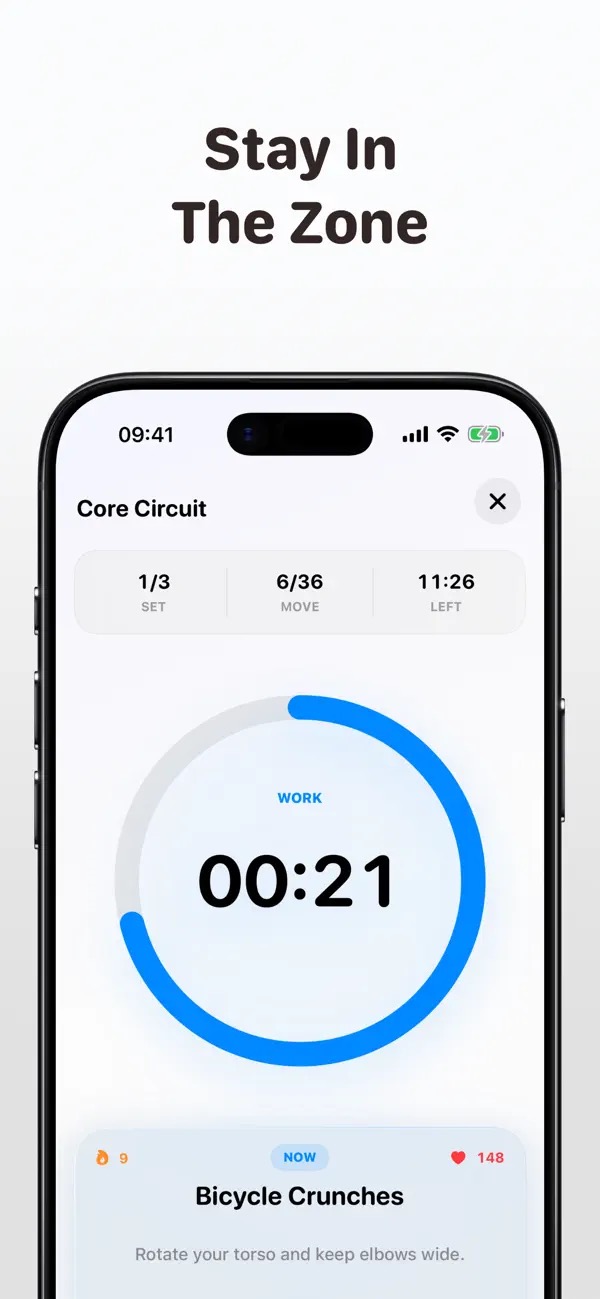 HIITual app screenshot 2