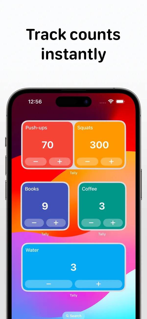 Tally app screenshot 2