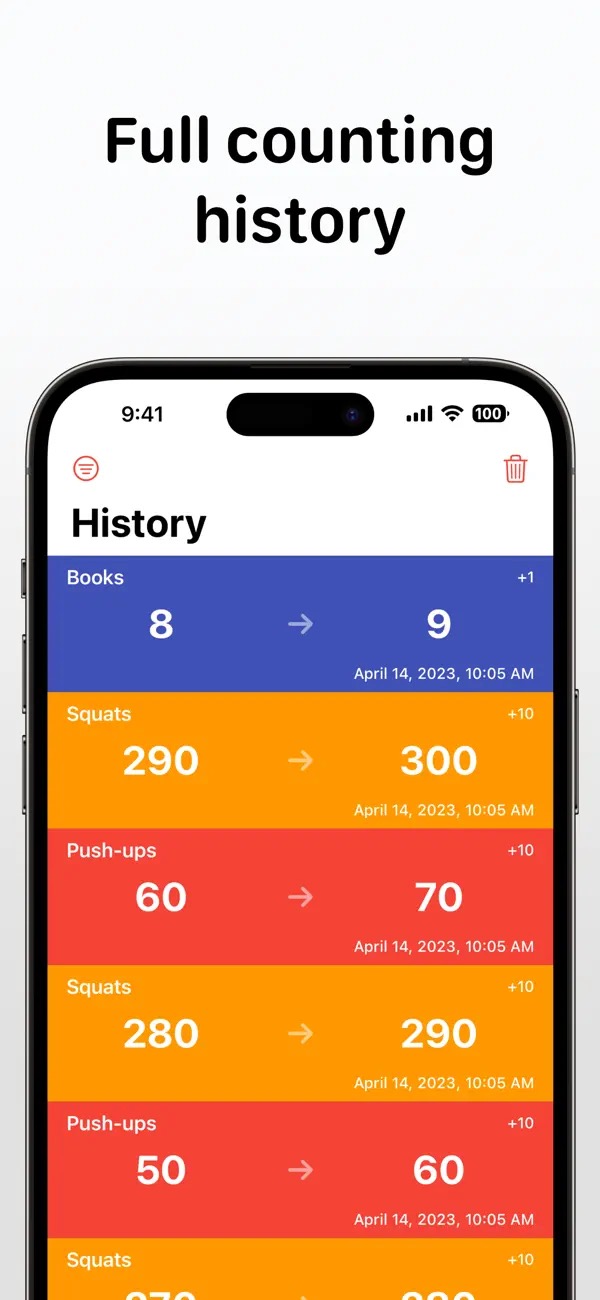 Tally app screenshot 3